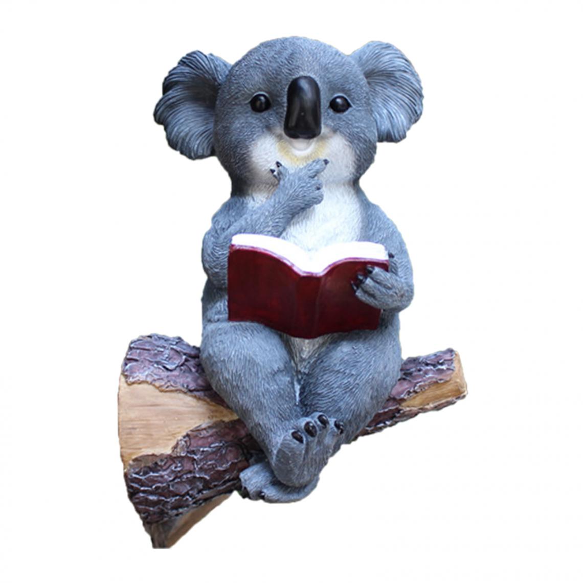 marque generique - Mignon Solaire Jardin Statue LED Lumières Résine Koala Ours Animal Haning Figure En Plein Air Patio Pelouse Cour Porche Nuit Lumière Décor ornements - Petite déco d'exterieur