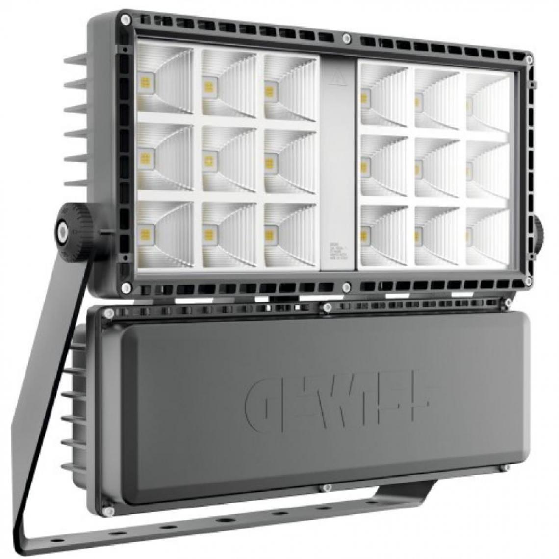 Gewiss - Projecteur extérieur LED Smart Pro 2.0 CRI70 2 modules symétrique S1 - Lampadaire
