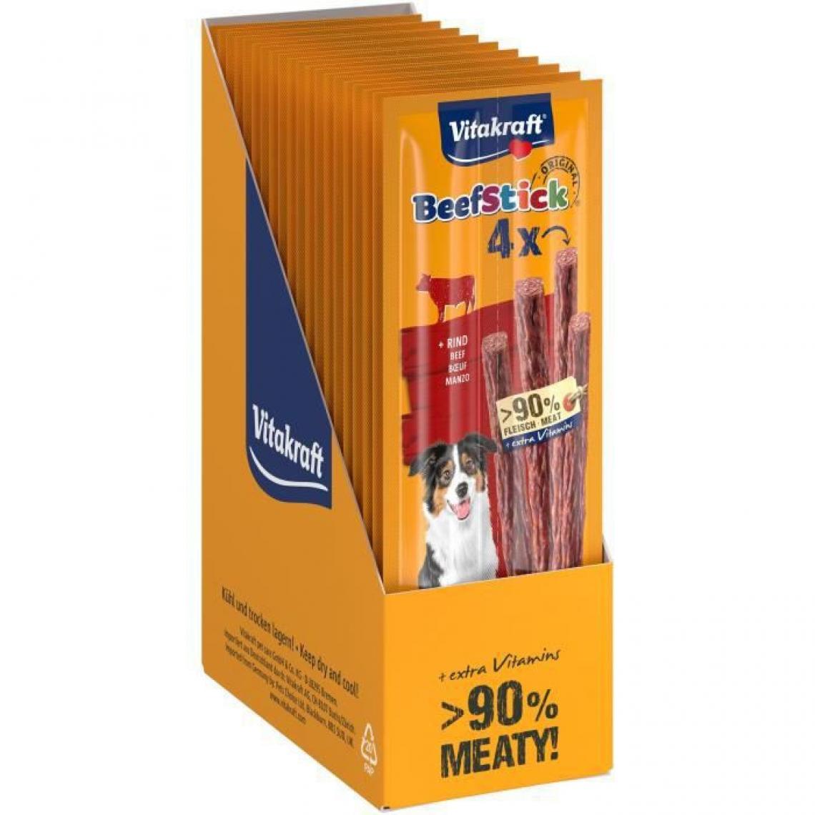 Vitakraft - VITAKRAFT Beef-Stick au Boeuf Friandise pour chien - Lot de 10x4 12g - Croquettes pour chien