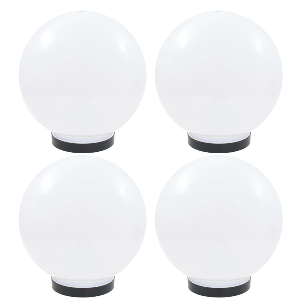 Vidaxl - vidaXL Lampes à LED sous forme de boule 4 pcs Sphérique 25 cm PMMA - Lampadaire