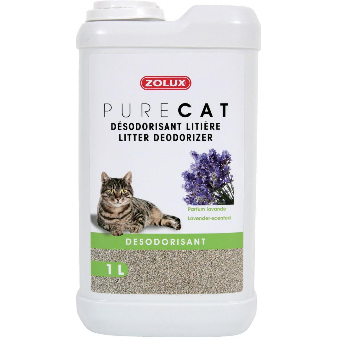 Zolux - Désodorisant litière 1 litre Lavande - Litière pour chat