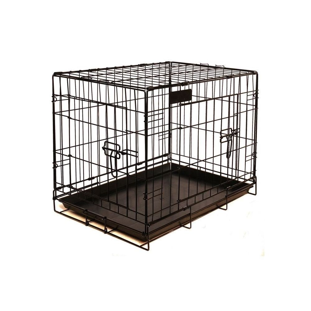 marque generique - CAGE Cage pour chien - Taille M - Noir - 79 cm - Cage à oiseaux