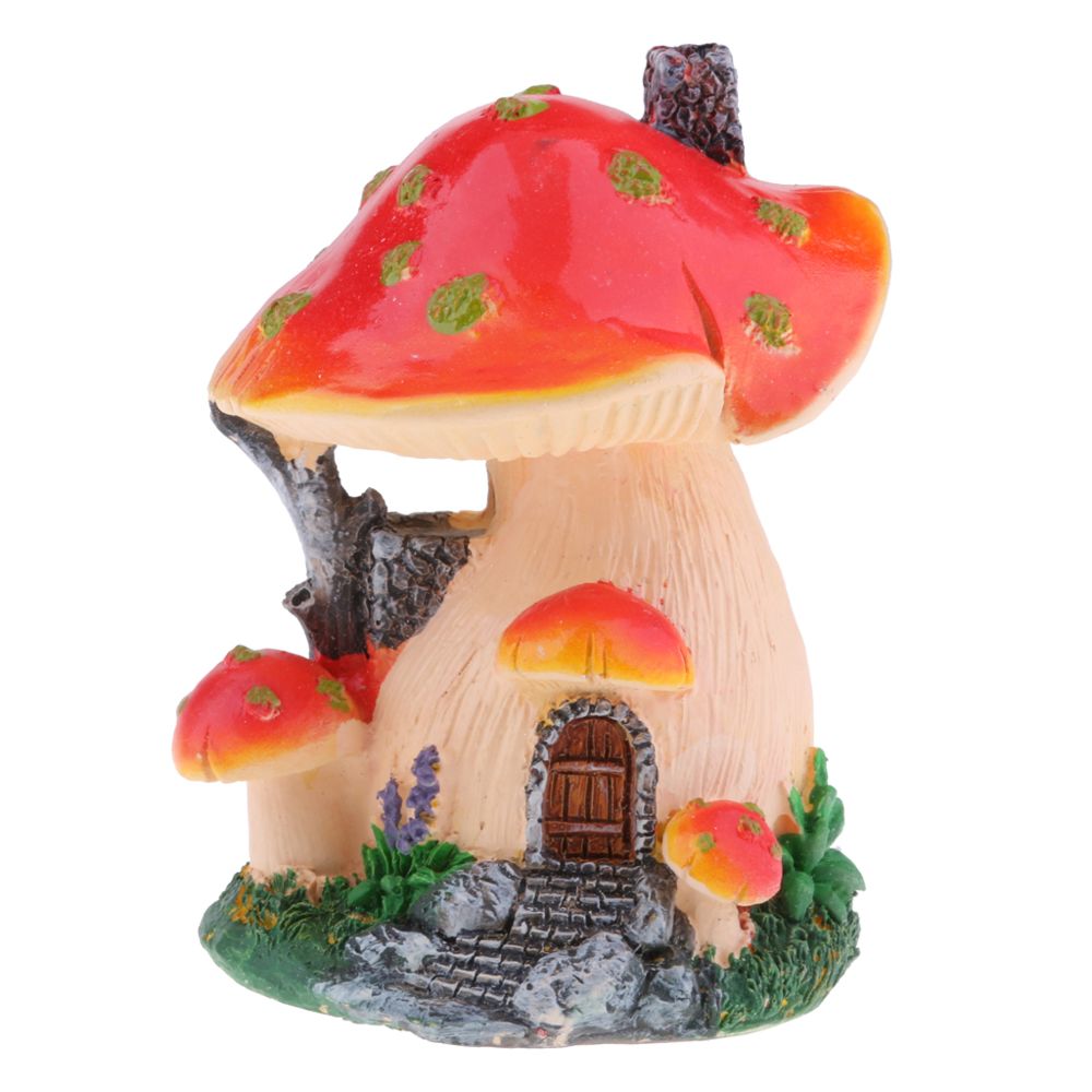 marque generique - champignon fée maison statue miniature fée jardin u0026 terrarium nouveau 2 - Petite déco d'exterieur