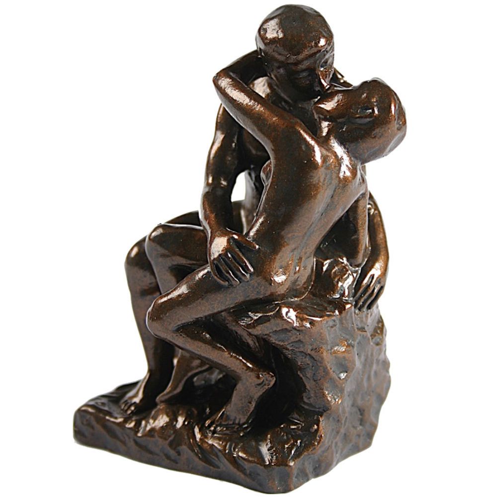 Parastone - Figurine miniature reproduction Le Baiser de Rodin - Petite déco d'exterieur