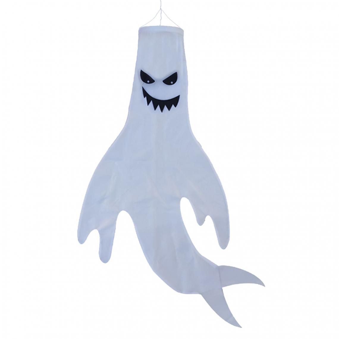 marque generique - Halloween Windsock Ghost Face Windsock Ghost Windsock Flag 110cm-C - Petite déco d'exterieur