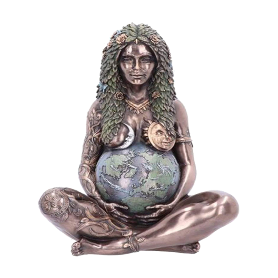 marque generique - Millennial Gaia Earth Mother Déesse Te Fiti Oberon Zell Statue Medium - Petite déco d'exterieur