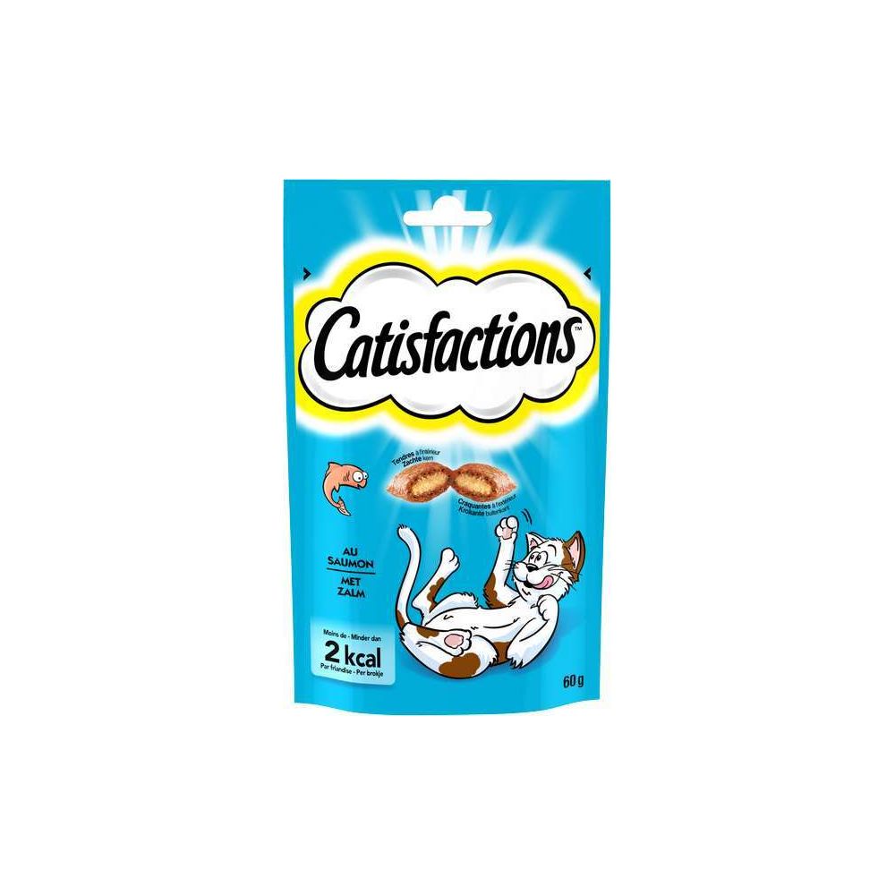 Catisfactions - Catisfactions friandises au saumon - Friandise pour chat