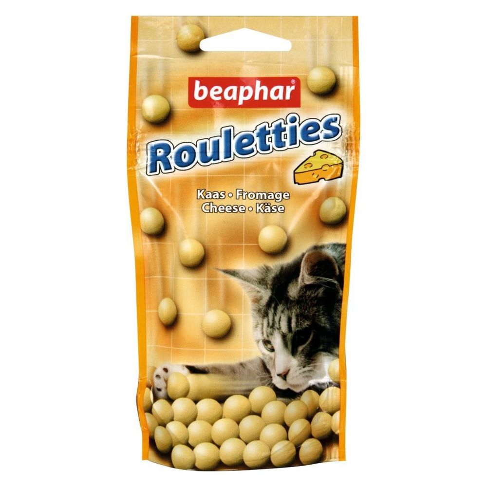 Beaphar - Friandise pour chat au fromage Rouletties - Friandise pour chat