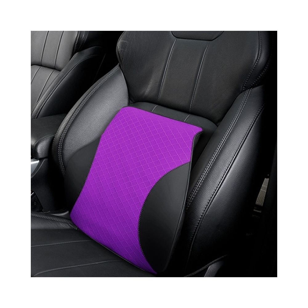 Wewoo - Oreiller lombaire en polyester pour voiture respirante mousse viscoélastique des quatre saisons violet - Equipement de transport pour chien