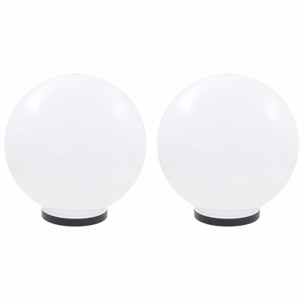 marque generique - Icaverne - Éclairage d'extérieur gamme Lampe à LED sous forme de boule 2 pcs Sphérique 40 cm PMMA - Lampadaire