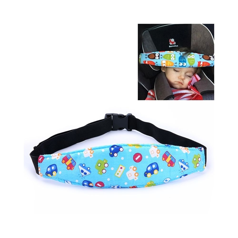 Wewoo - Voiture bleue de modèle de la ceinture auxiliaire de fixation de céphalosome de Seat de sécurité des enfants - Equipement de transport pour chien