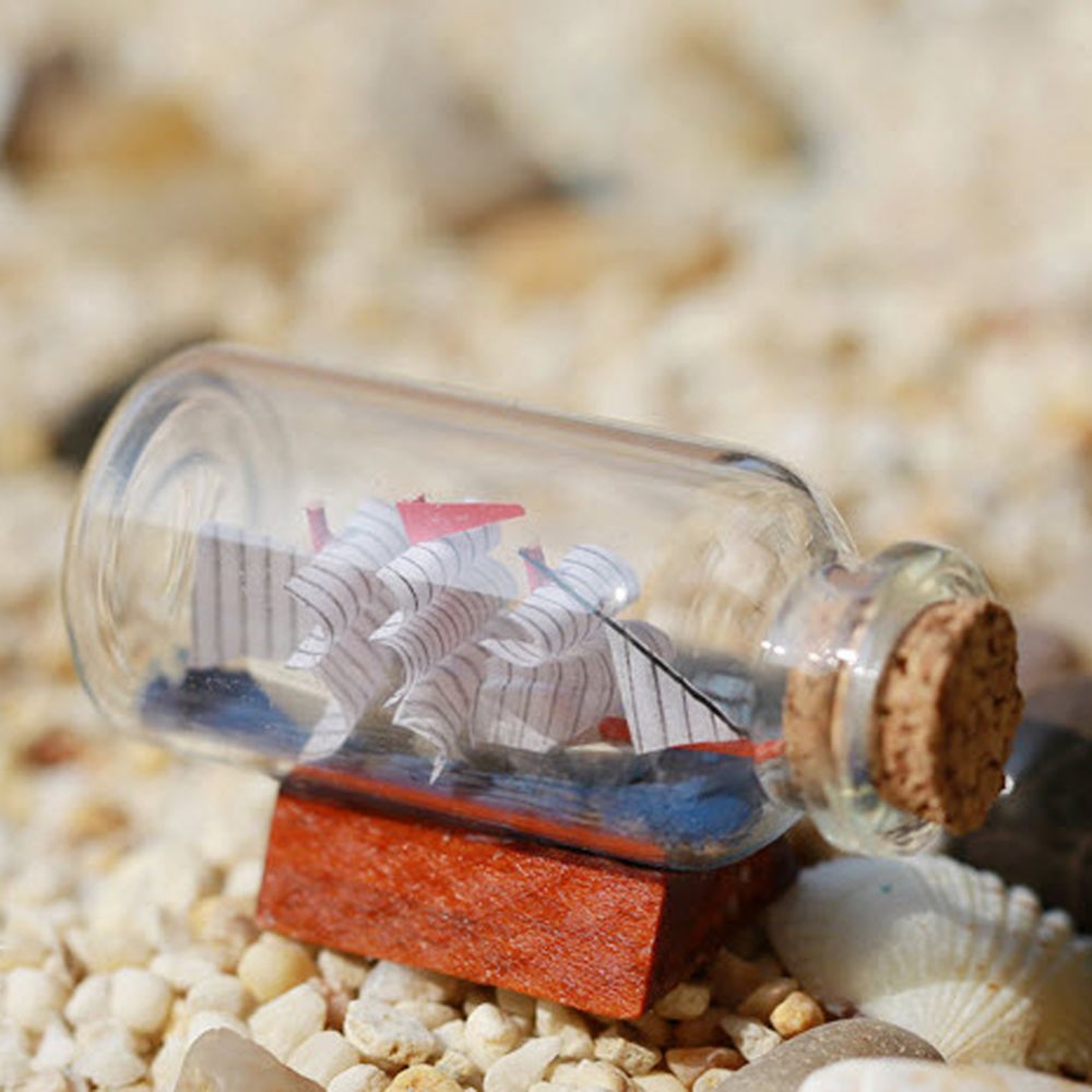 marque generique - Miniature bouteille en verre - Petite déco d'exterieur