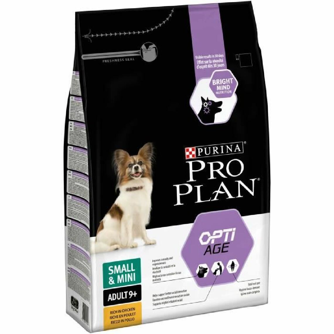 Proplan - PRO PLAN 9+ Optiage - Croquettes au poulet - Pour chien adulte de petite taille - 3 kg - Croquettes pour chien