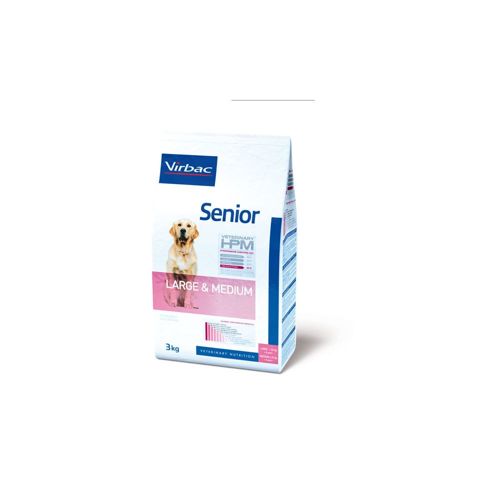 Virbac - Virbac Veterinary HPM Senior Dog Large & Medium - Croquettes pour chien