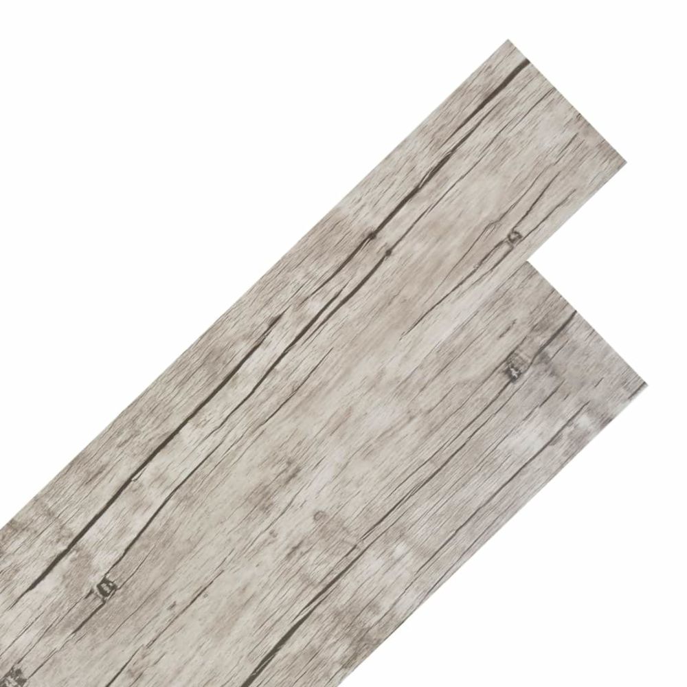 marque generique - Stylé Matériaux de construction collection Skopje Planche de plancher PVC autoadhésif 5,02 m² Chêne délavé - Abris de jardin en bois
