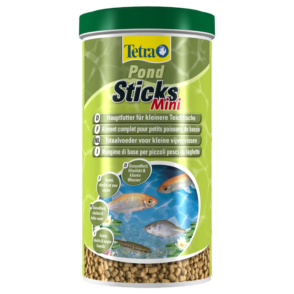Tetra - Aliment Complet Pond Sticks Mini en Mini-stick pour Petit Poisson de Bassin - Tetra - 1L - Alimentation pour poisson