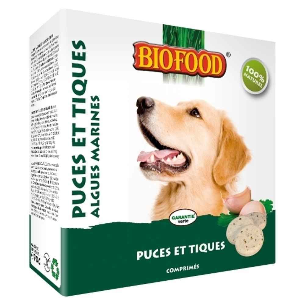marque generique - Friandises Puces et Tiques aux Algues Marines pour Chiens - Biofood - x55 - Friandise pour chien