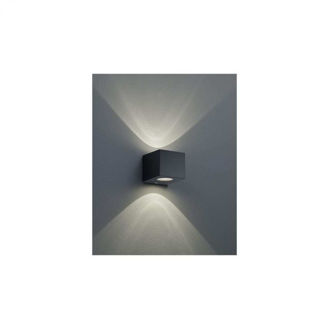 REALITY - Applique Cordoba Noir Mat 2x2W SMD LED - Applique, hublot