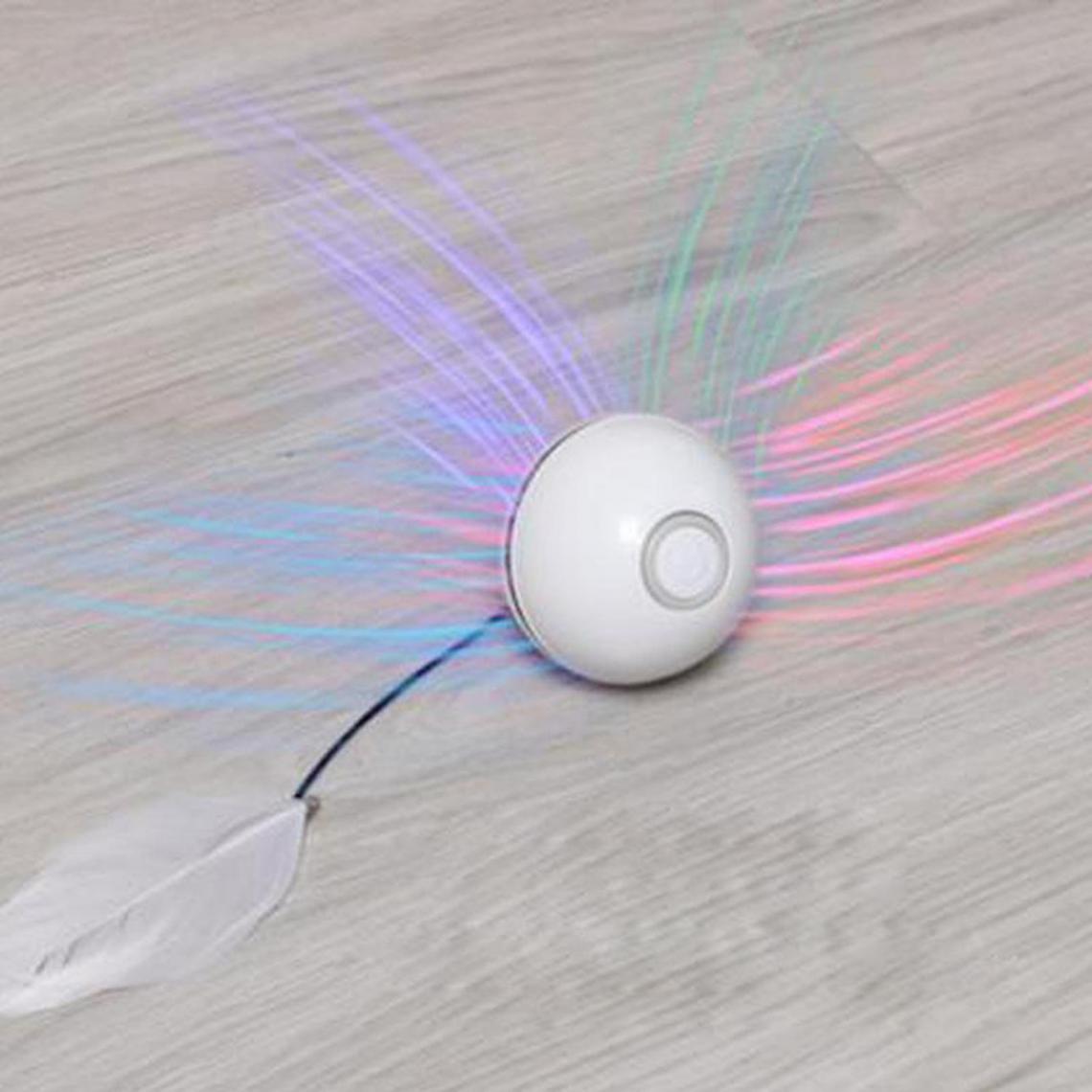 marque generique - Jouet Interactif De Chat De Laser De Boule De LED De Boule De Rotation D'USB Avec Le Bleu De Cataire - Jouet pour chien