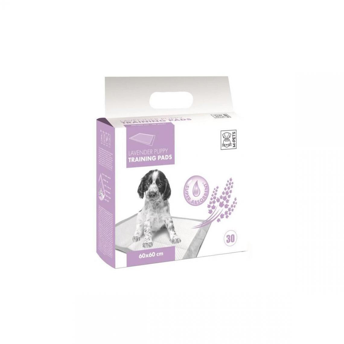 Mpets - M-pets Tapis Dapprentissage Lavender - 30 Pieces - 60x60cm - Pour Chiot - Accessoires éducatif pour chien