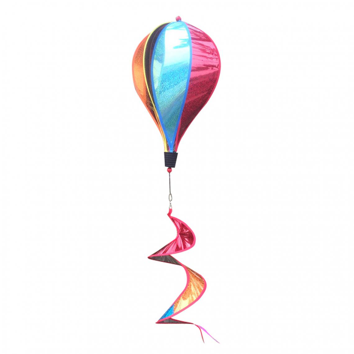marque generique - Wind Spinner Cerfs-volants Montgolfière Ballons à Vent Décoration De Cour De Jardin Vérifiée - Petite déco d'exterieur