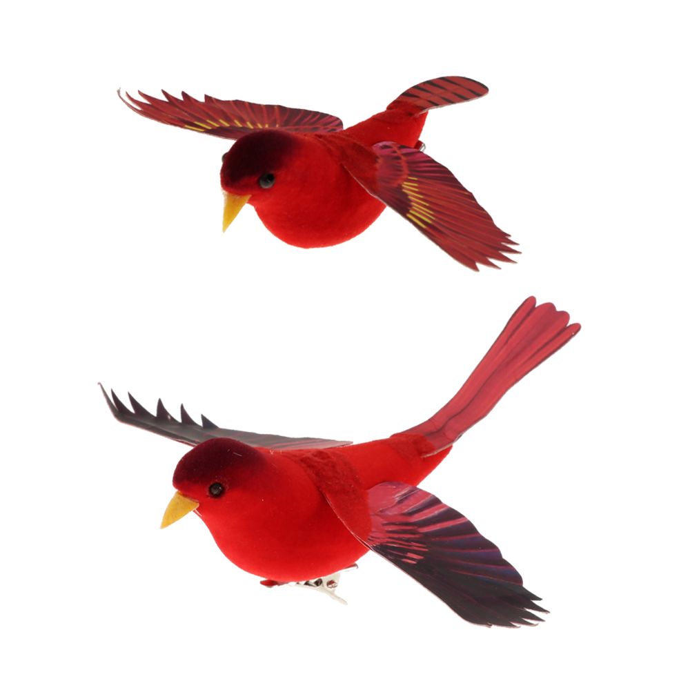 marque generique - Oiseaux à plumes artificiels oiseaux simulés - Petite déco d'exterieur