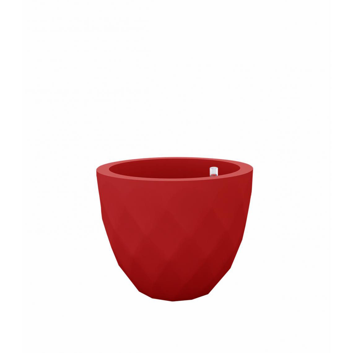 Vondom - Pot de fleurs VASES - grand modèle - Système d'arrosage - rouge - Ø 55 x 45 cm - Poterie, bac à fleurs