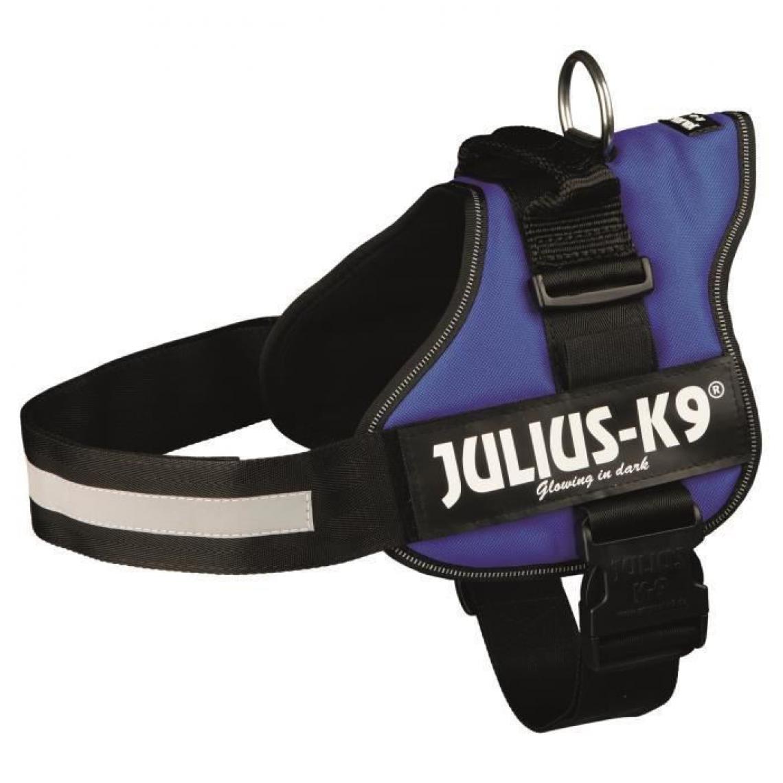 Julius K9 - Harnais Power Julius-K9 - 2 - L-XL : 71-96 cm-50 mm - Bleu - Pour chien - Equipement de transport pour chien