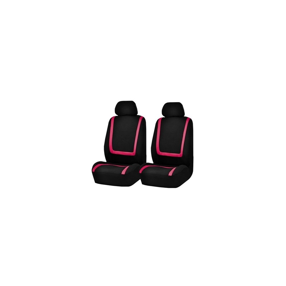 Wewoo - Couverture de siège de voiture universelle tissu polyester recouvre de de housse de de véhicule protecteur intérieur accessoires 4pcs ensemble rose - Equipement de transport pour chien
