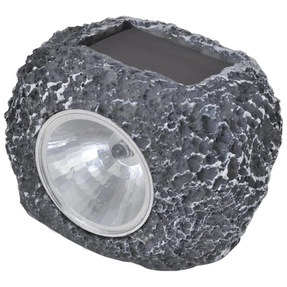 marque generique - Icaverne - Éclairage d'extérieur gamme Spot LED solaire En forme de pierre 12 pièces - Lampadaire