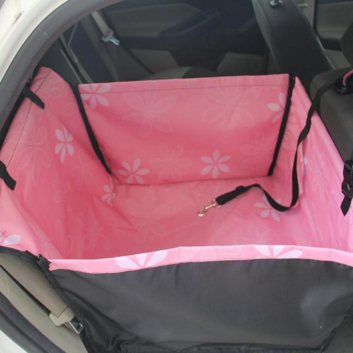 Justgreenbox - Housse de siège de voiture pour animaux de compagnie transportant pour chiens chats couverture de tapis arrière hamac, Rouge, 60x35x53cM - Equipement de transport pour chat