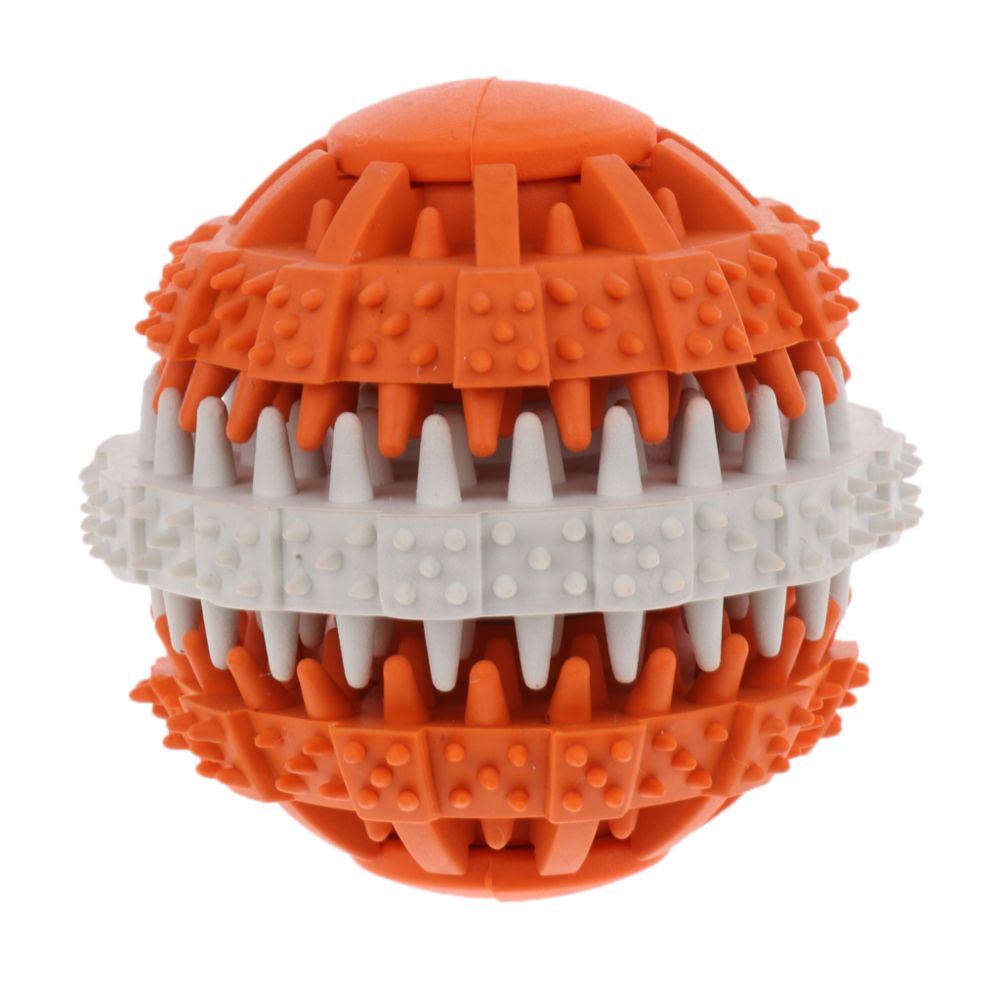 marque generique - dentée conception chien chat à mâcher jouet interactif balle formation orange - s - Jouet pour chien