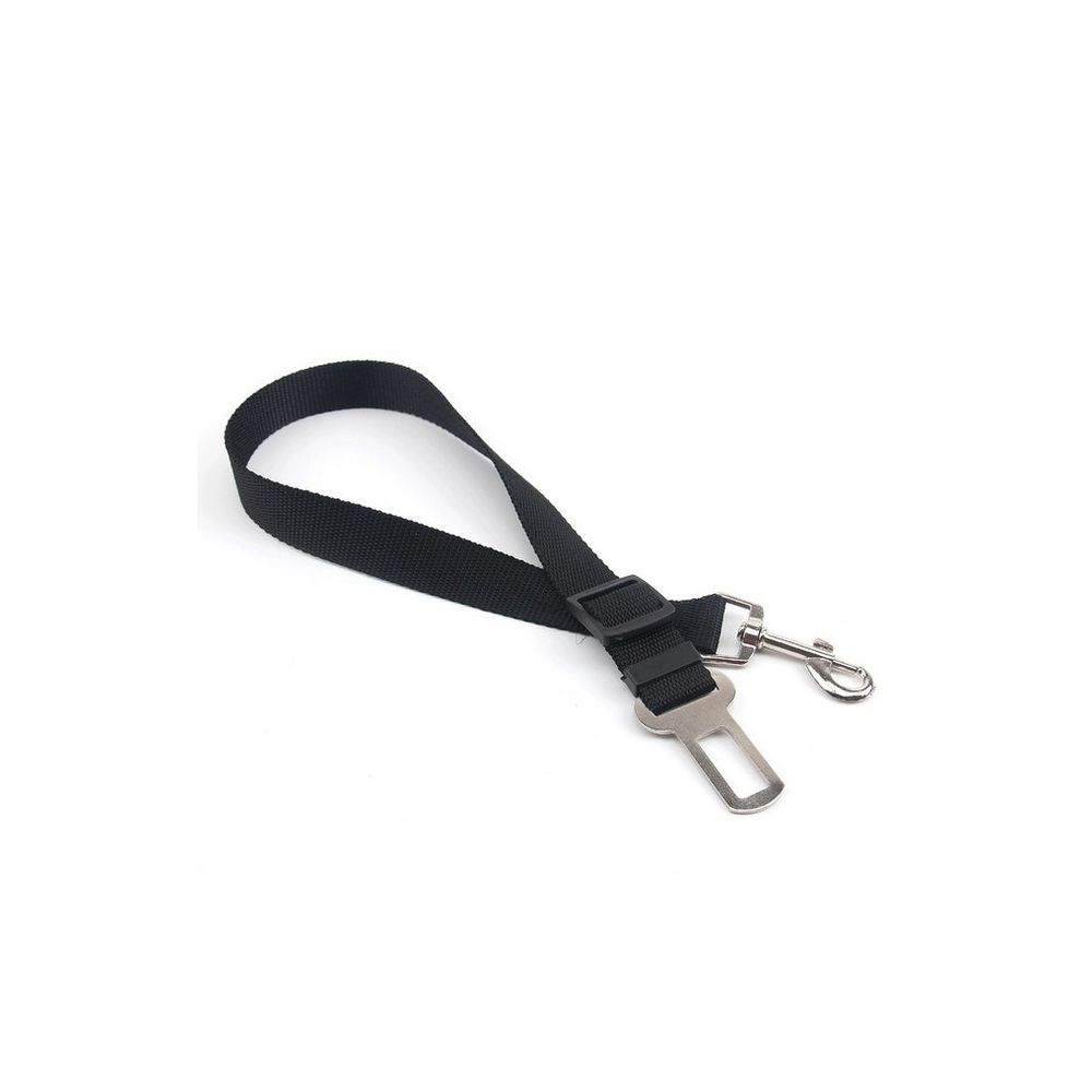 Wewoo - Laisse pour chien 2 PCS harnais en nylon clip de ceinture de sécurité voiture de noir - Laisse pour chien