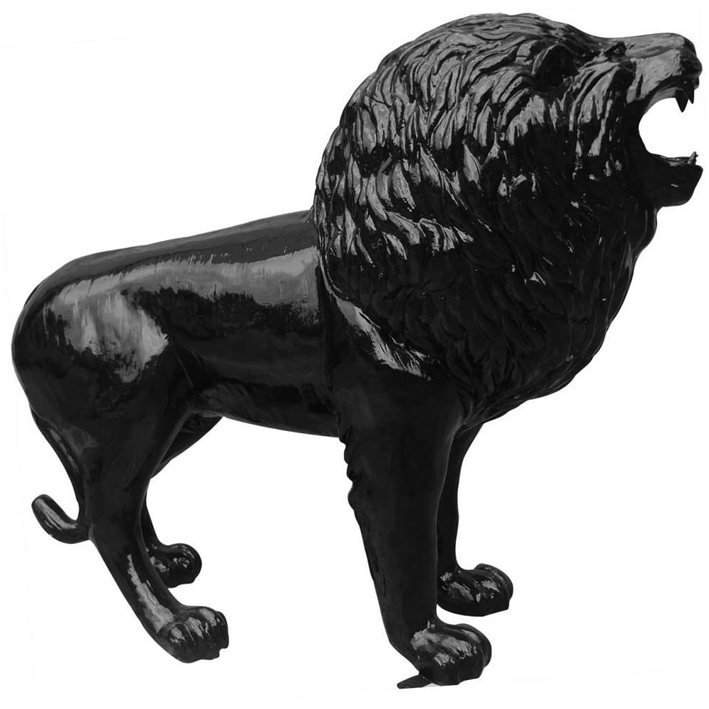 Texartes - Lion design en résine 148 cm - Petite déco d'exterieur