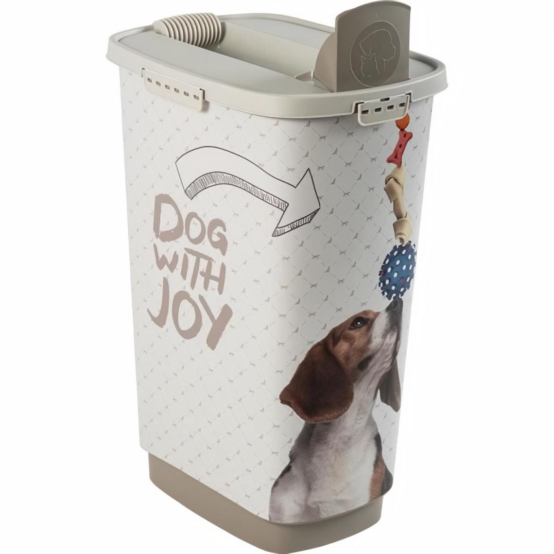 Rotho - ROTHO Container Croquettess Joy pour chien - 50 L - Gamelle pour chat