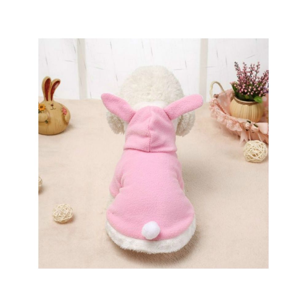 Wewoo - Vêtements pour animaux domestiques chien rose tendre oreilles de lapin vêtementstaille XS Pink - Vêtement pour chien