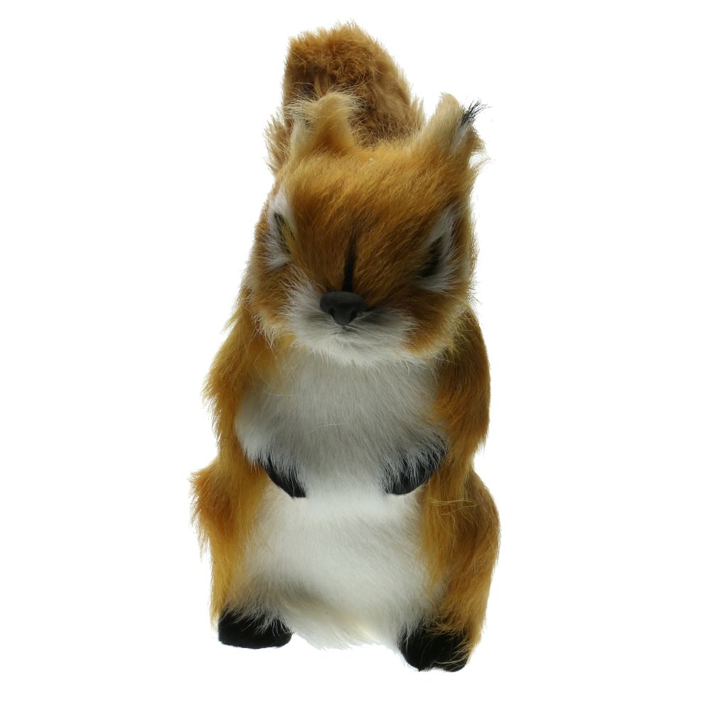 marque generique - simulation d'écureuil artificiel animaux modèle jouet décoration de jardin ornement a - Petite déco d'exterieur
