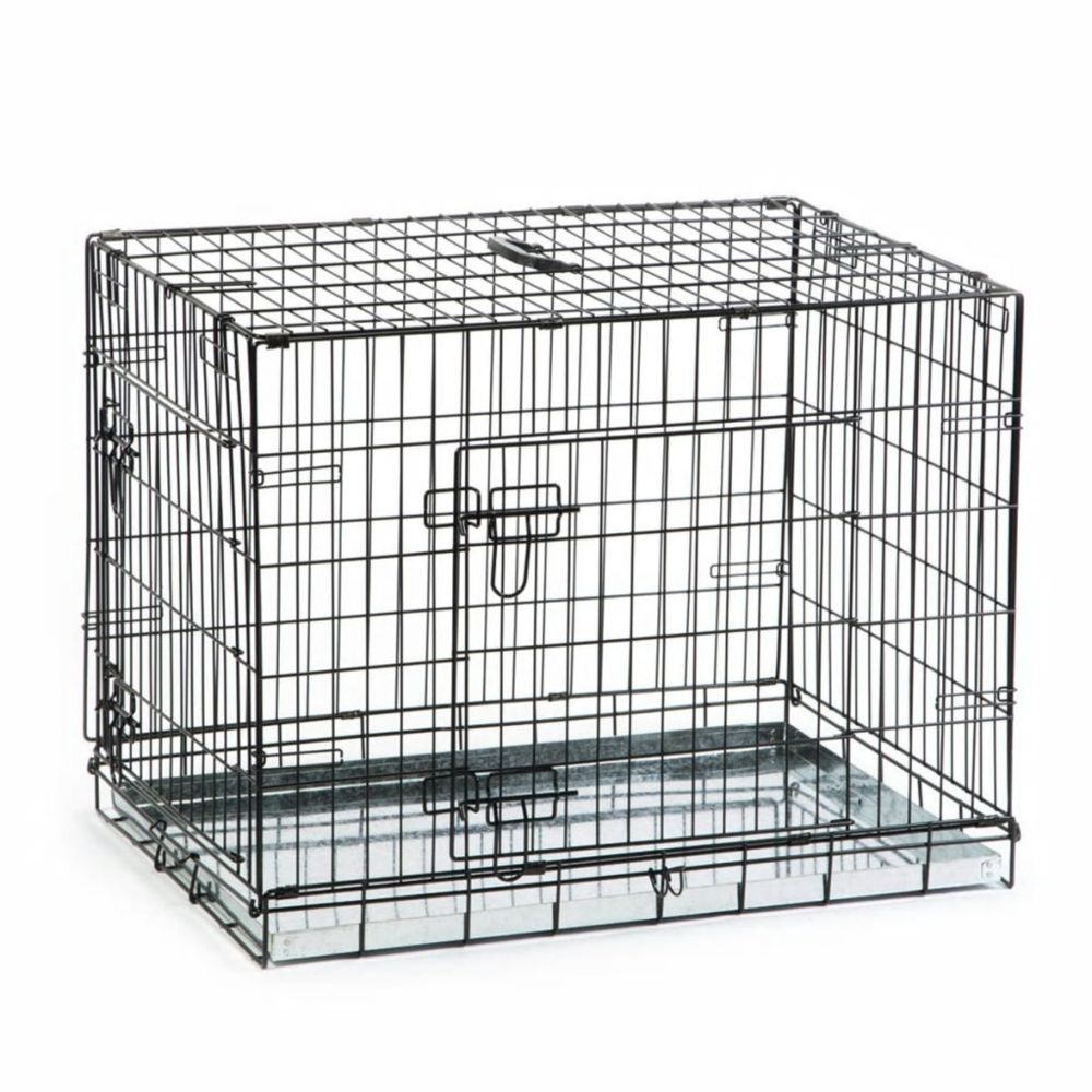 Beeztees - Beeztees Cage pour chiens 78 x 55 x 61 cm Noir - Equipement de transport pour chat