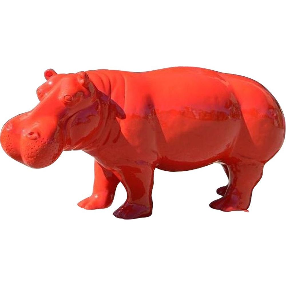 Texartes - Hippopotame design en résine 173 cm - Petite déco d'exterieur
