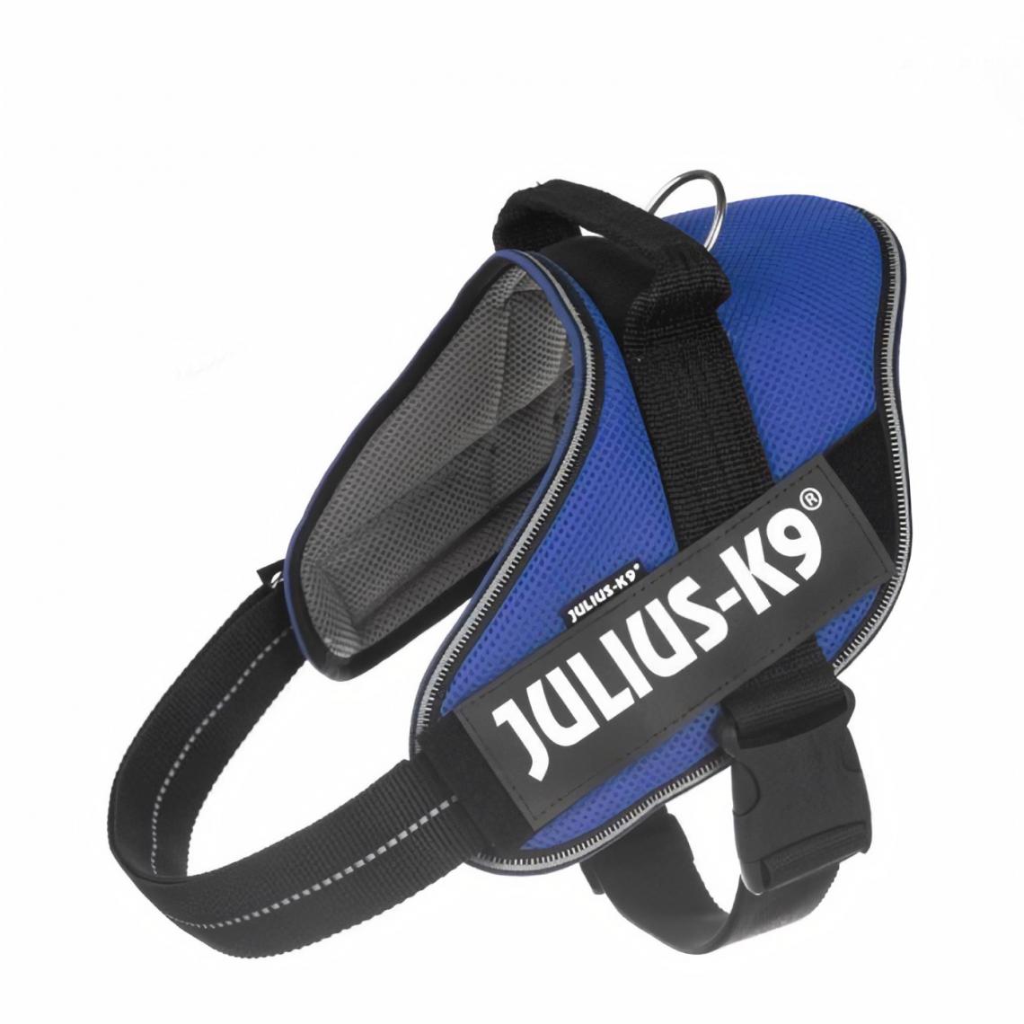 Julius K9 - Harnais été IDC POWair léger et rafraîchissant bleu XLARGE - Equipement de transport pour chien