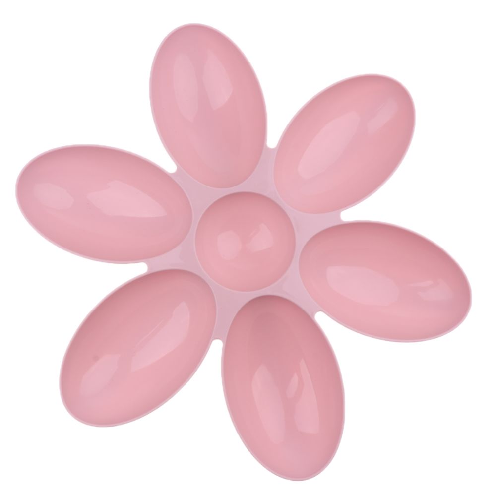 marque generique - chiot pour animaux de compagnie chaton bol en forme de fleur chargeur de nourriture interactif plat sain rose - Accessoires basse-cour