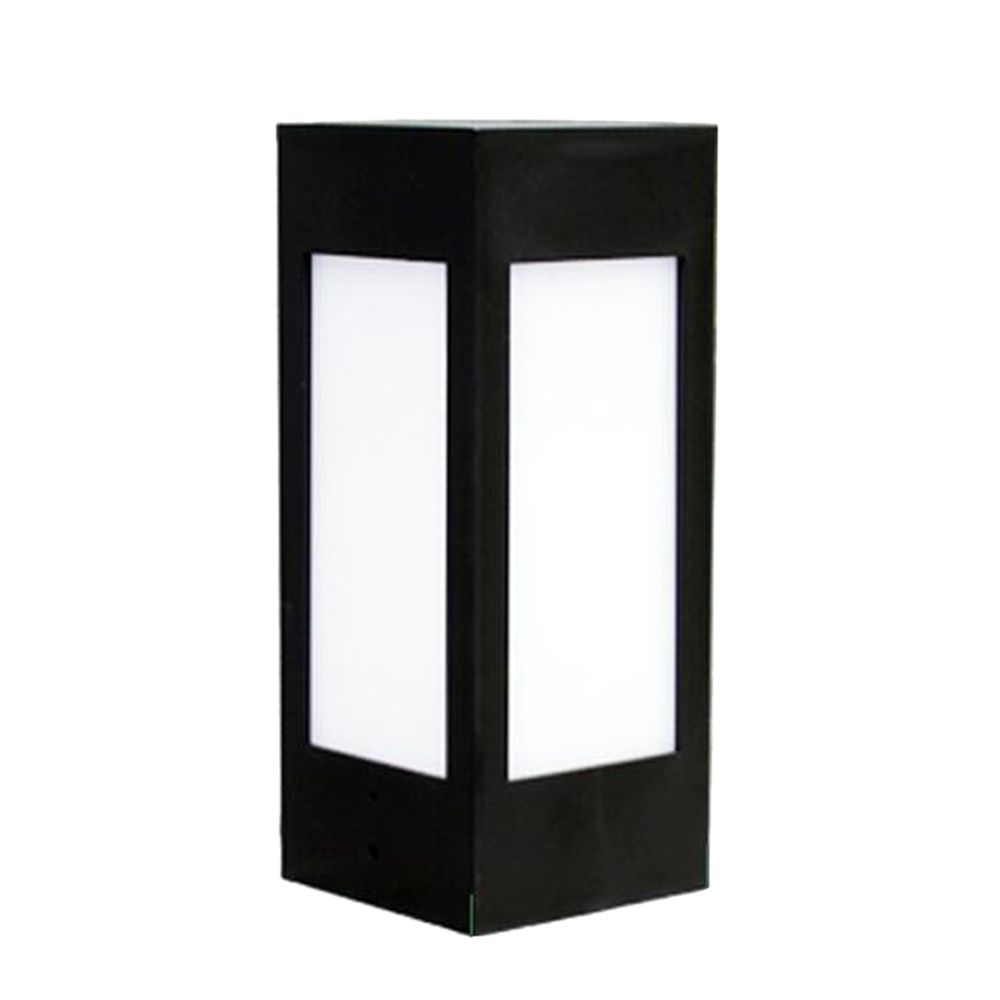 marque generique - Le balcon solaire LED de porte de pilier de barrière de lumières solaires extérieures allume la lumière blanche - Eclairage solaire