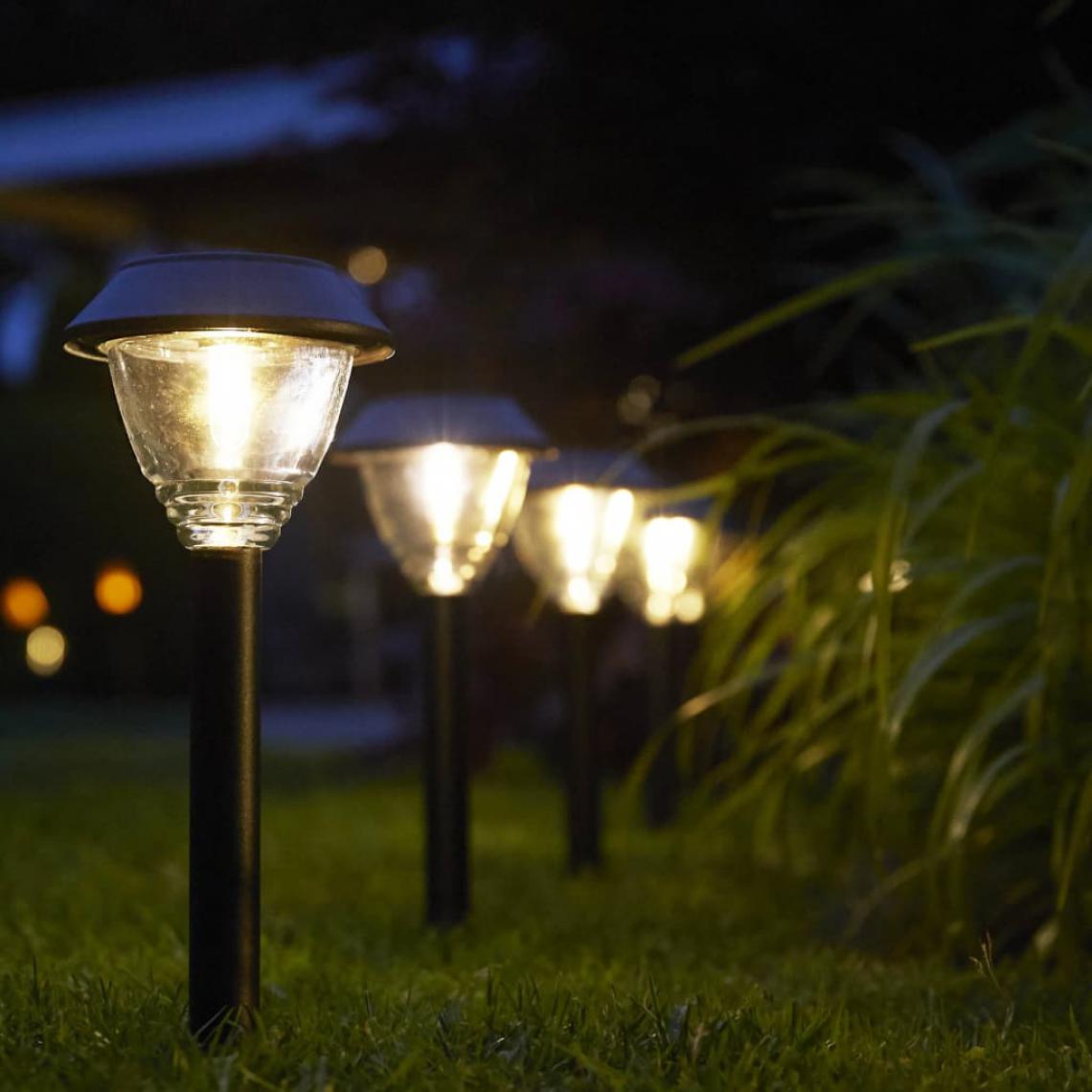 Luxform - Luxform Lampe de jardin à LED solaire Kodiak 2 pcs - Lampadaire