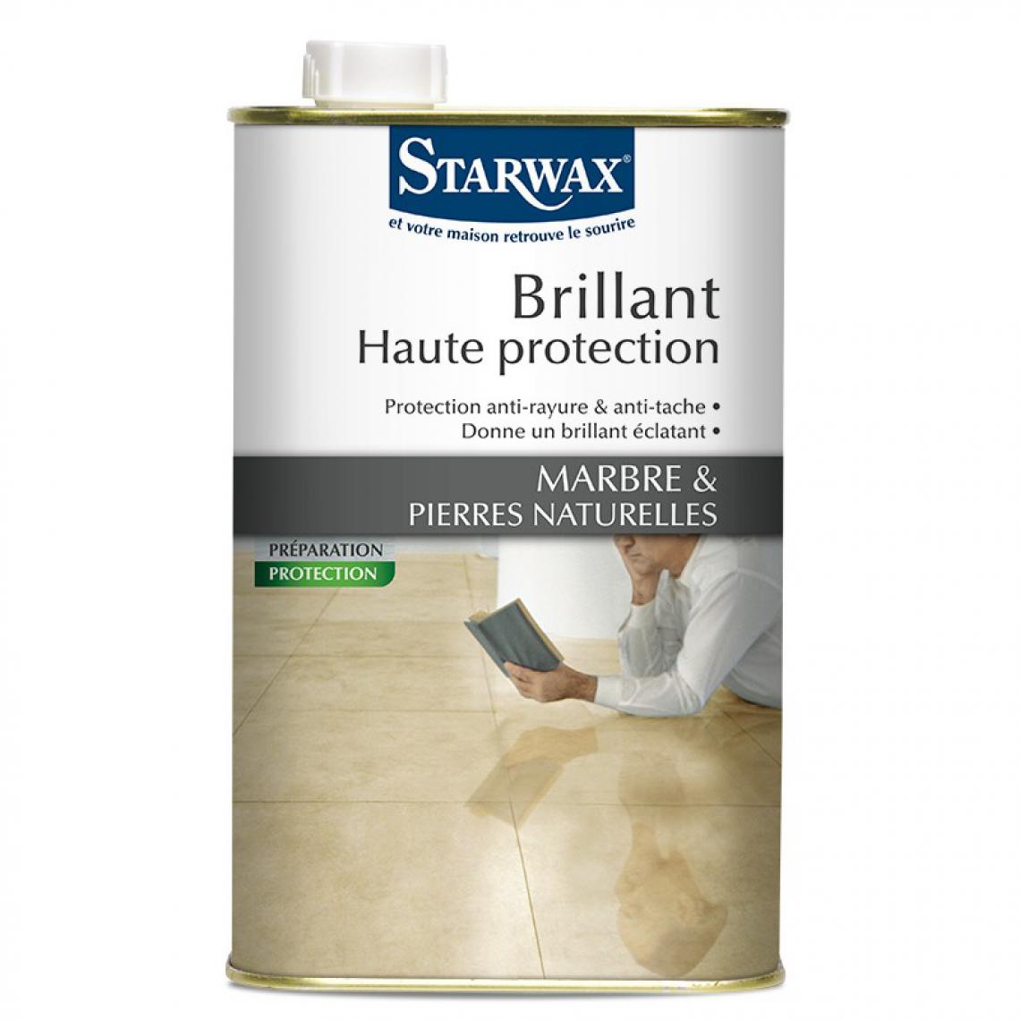 Starwax - Brillant haute protection STARWAK Marbre et pierres - 1L - 330 - Matériel de pose, produits d'entretien