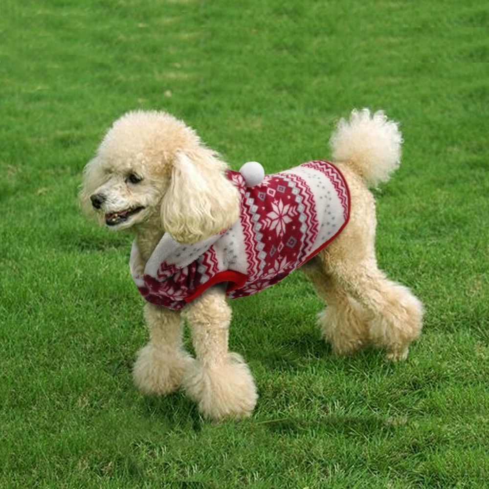 Wewoo - Costume de Noël pour chien en peluche animal de compagnietaille XS rouge - Vêtement pour chien