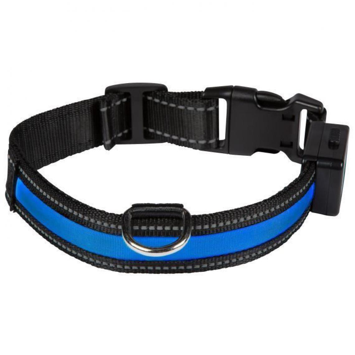 Eyenimal - EYENIMAL Collier lumineux Light Collar USB rechargeable L - Bleu - Pour chien - Collier pour chien