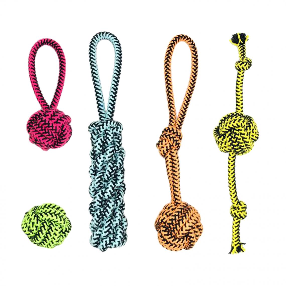marque generique - Coton Pet Chew Rope Tough Toy Knot Jouets De Dentition Pour La Santé Dentaire Style 5 - Jouet pour chien