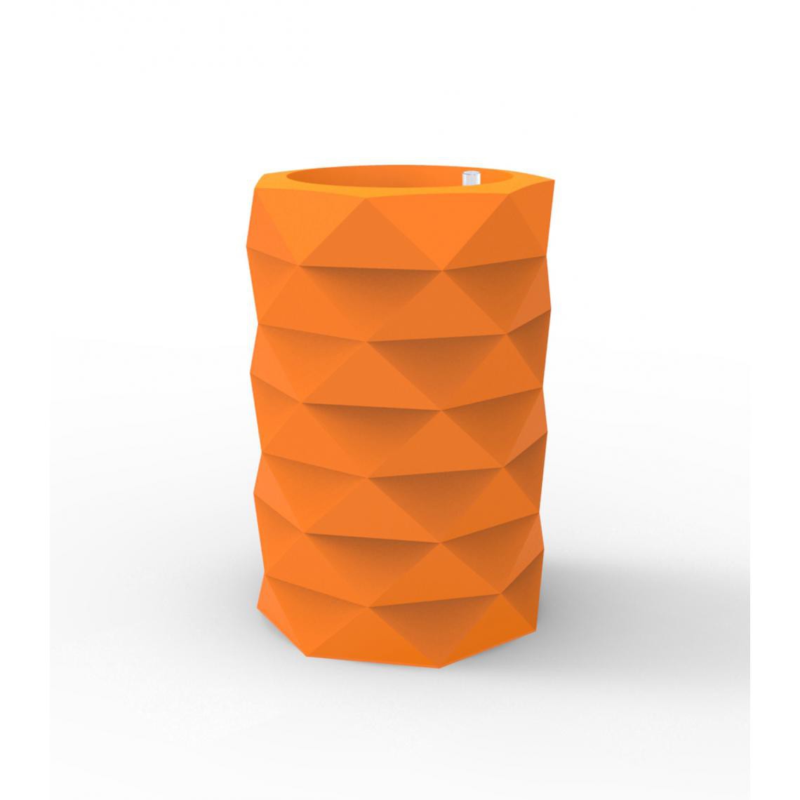 Vondom - Pot de fleurs MARQUIS - orange - Système d'arrosage - Ø 60 x 50 cm - Poterie, bac à fleurs