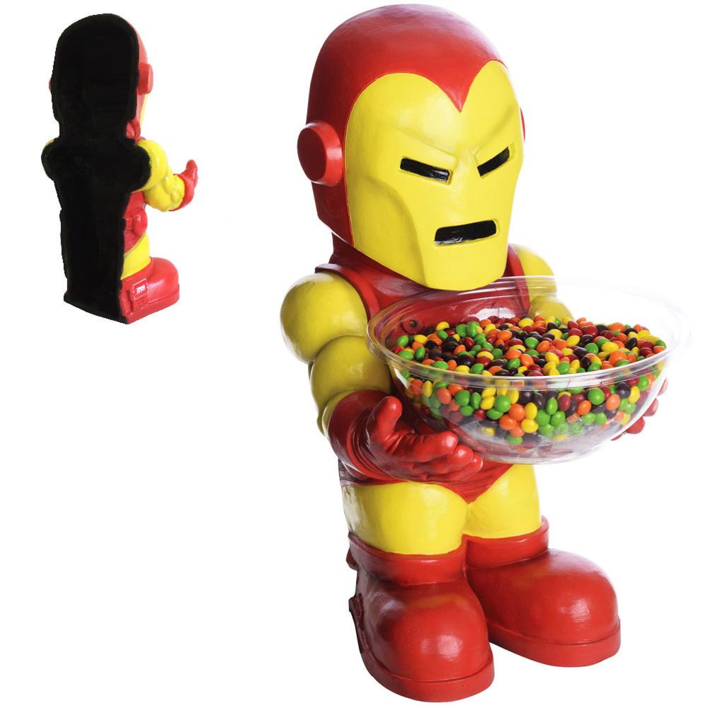 Rubies - Statue Pot à bonbons Iron Man - Petite déco d'exterieur