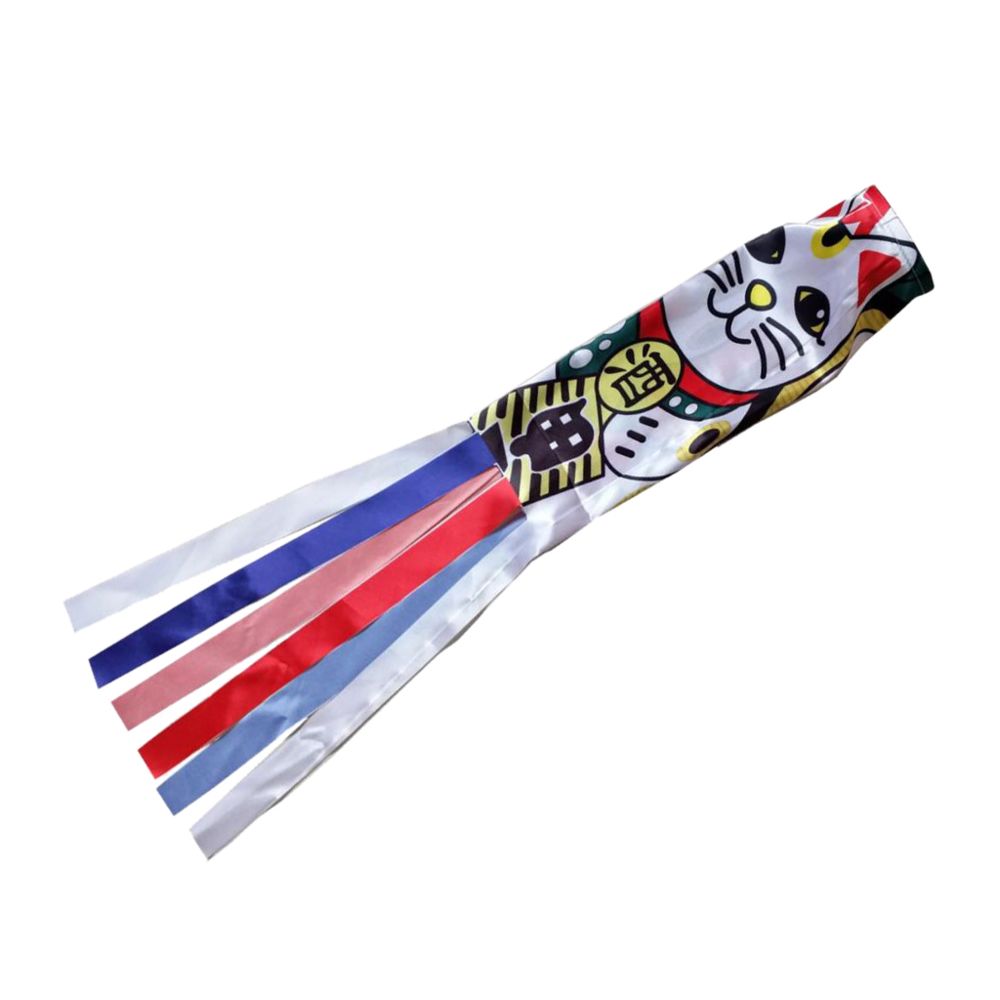 marque generique - koi nobori carpes girouettes streamers drapeaux de poissons multicolores décoration de 140cm # 2 - Petite déco d'exterieur